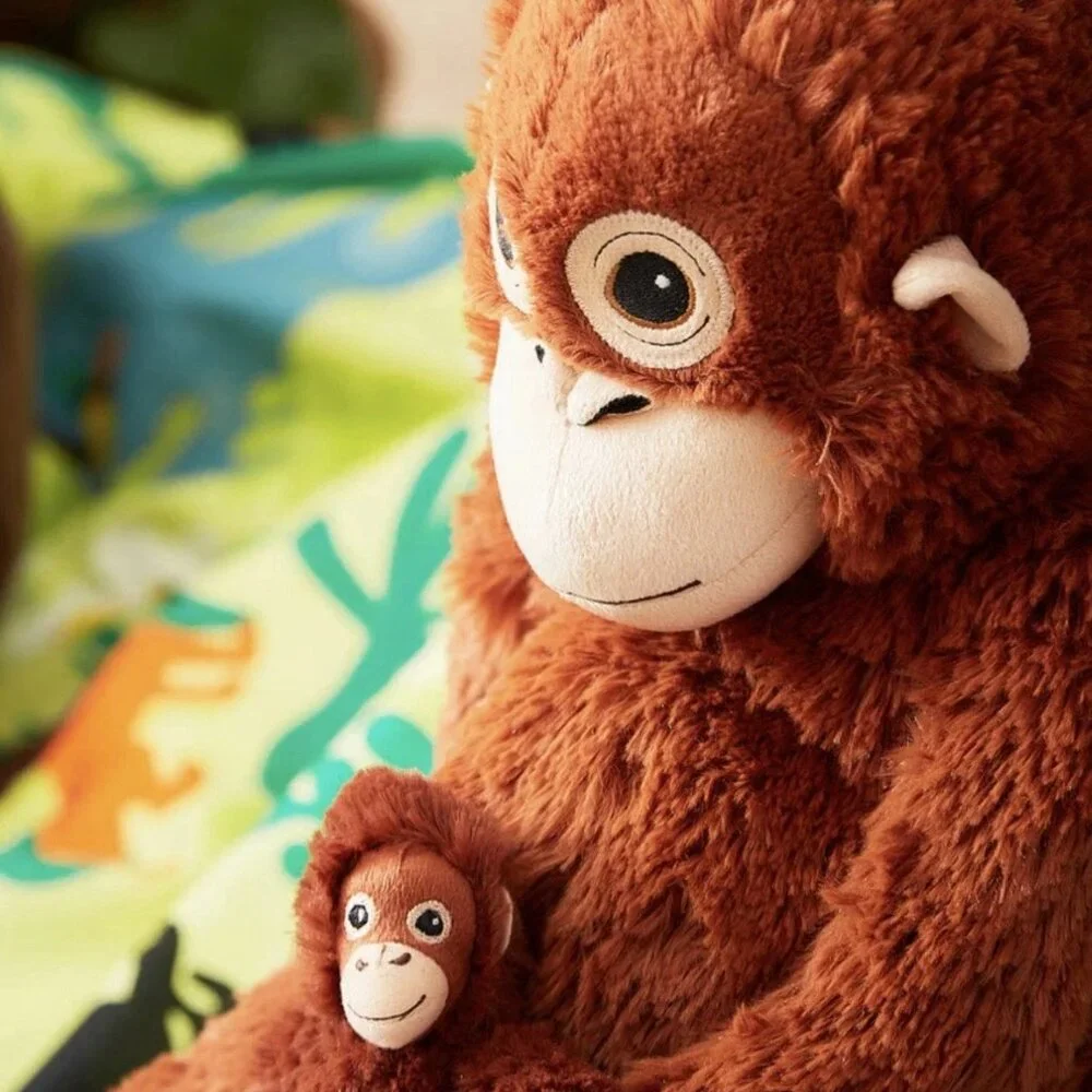 IKEA Orangutan "Punch Monkey” Plush Toy – Viral Djungelskog Stuffed Animal - Picture 3 of 7